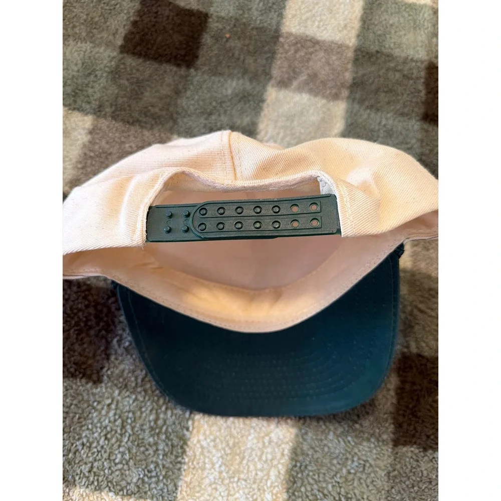 Mohr's Top Gun Vintage Style Snapback Trucker‎ Hat Green White Fighter Jet Cap